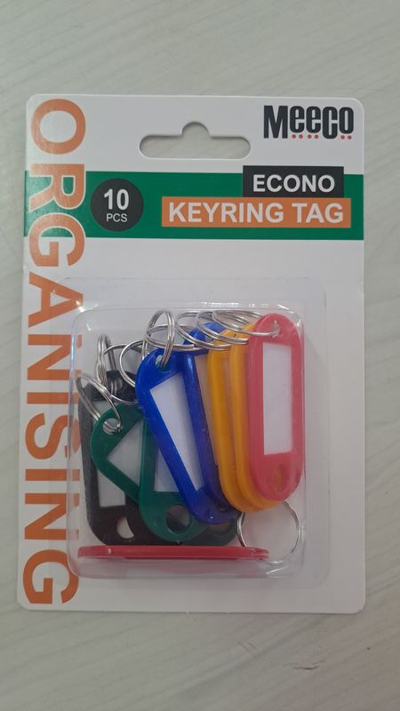 Keyrings Tags Econo Pack of 10
