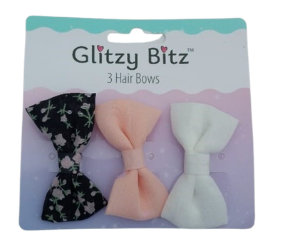 Hair Bows Fabric 3's