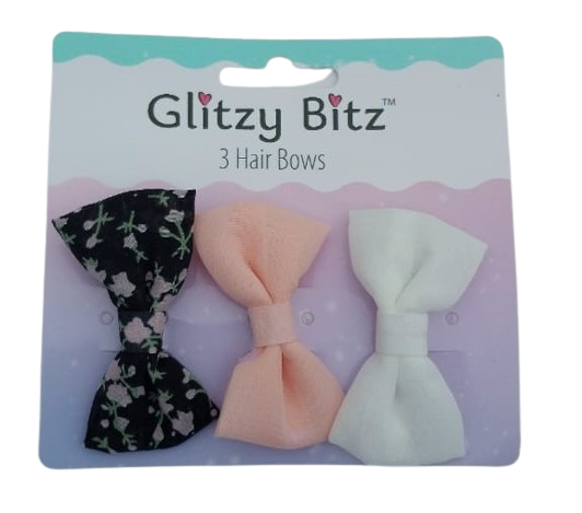 Hair Bows Fabric 3's