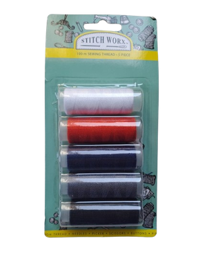 Sewing Thread 100m 5 Piece