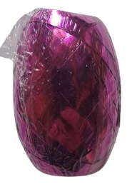 Balloon Ribbon Cob Metallic Dark Pink 20m