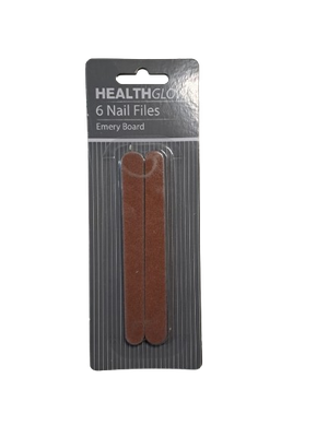 Nail Files 6 Emery Boards