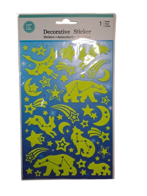 Decorative Stickers Glow in the Dark