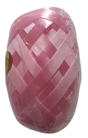 Balloon Ribbon Cob Metallic Baby Pink 20m