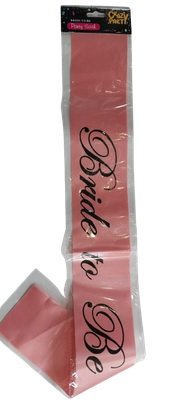 Party Sash Bride to be