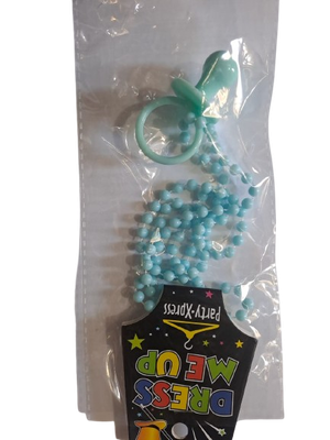 Baby Shower Necklace with Dummy Blue