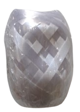 Balloon Ribbon Cob Metallic White 20m