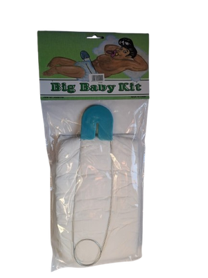 Baby Shower Diaper  Blue Novelty Set