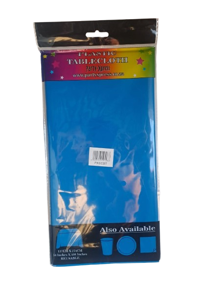 Tablecloth Plastic Blue