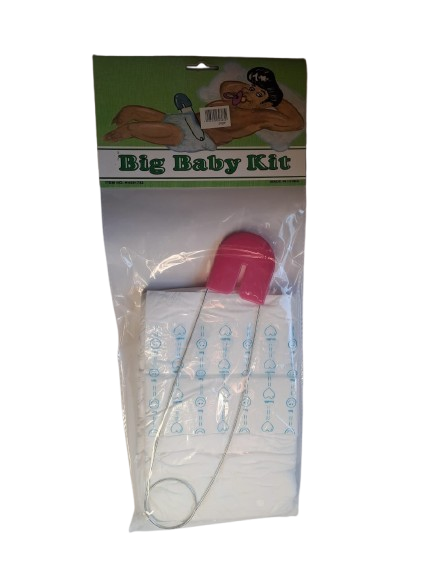 Baby Shower Diaper Pink Novelty Set