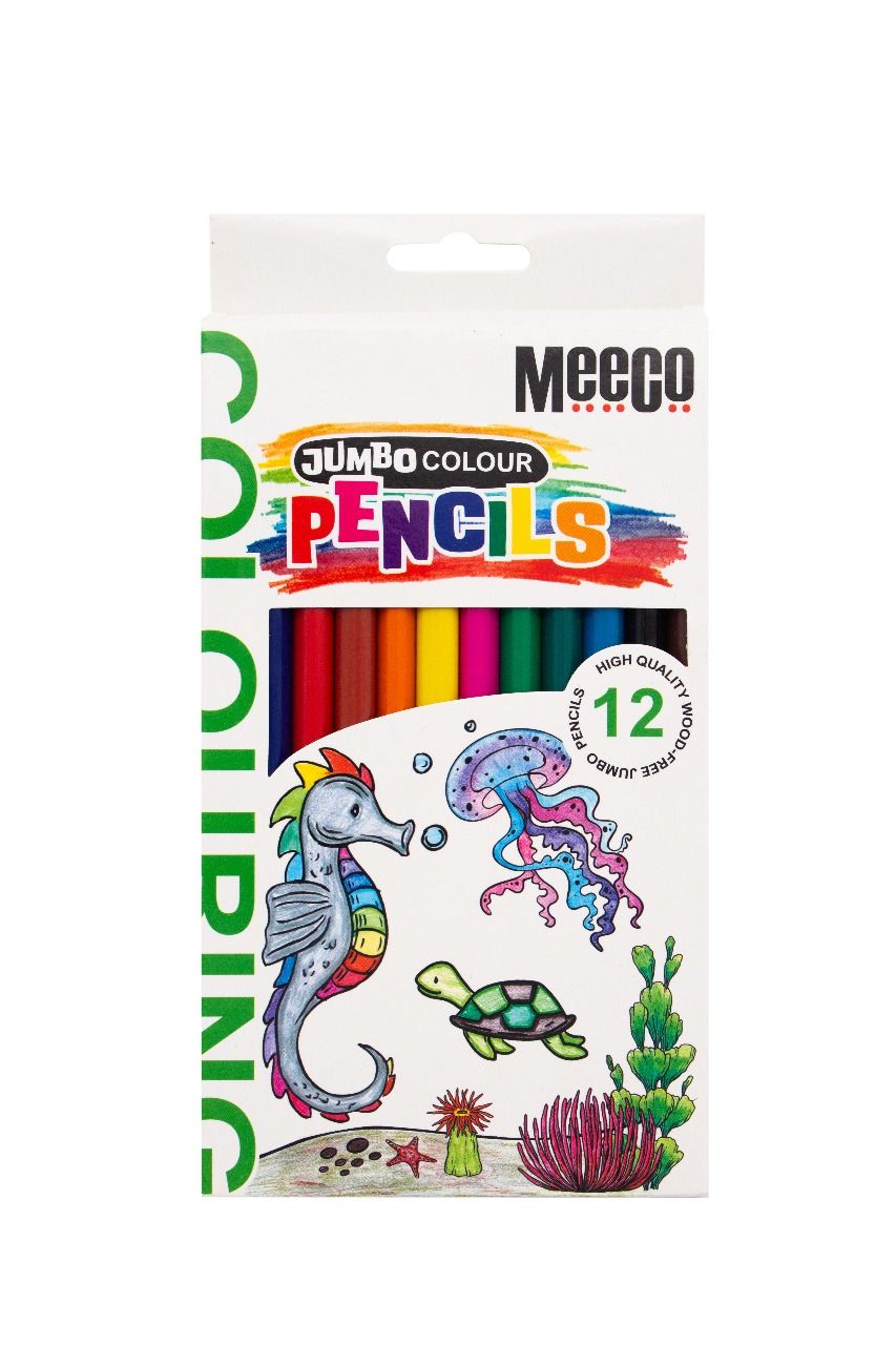 Jumbo Colour Pencils Triangle 12&#39;s