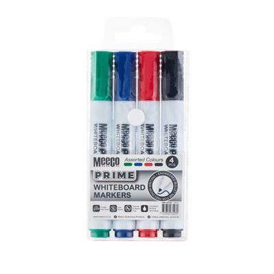 Whiteboard Markers Prime Assorted Wallet 4's