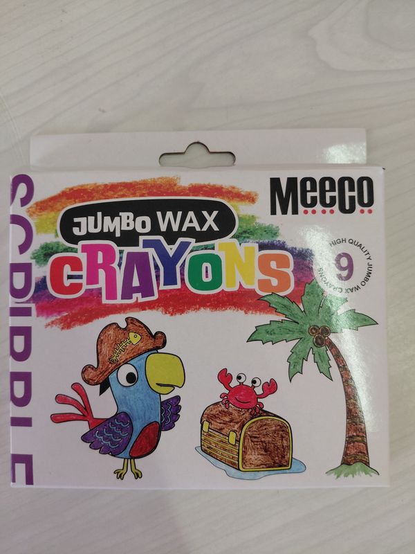 Jumbo Wax Crayons 9 piece