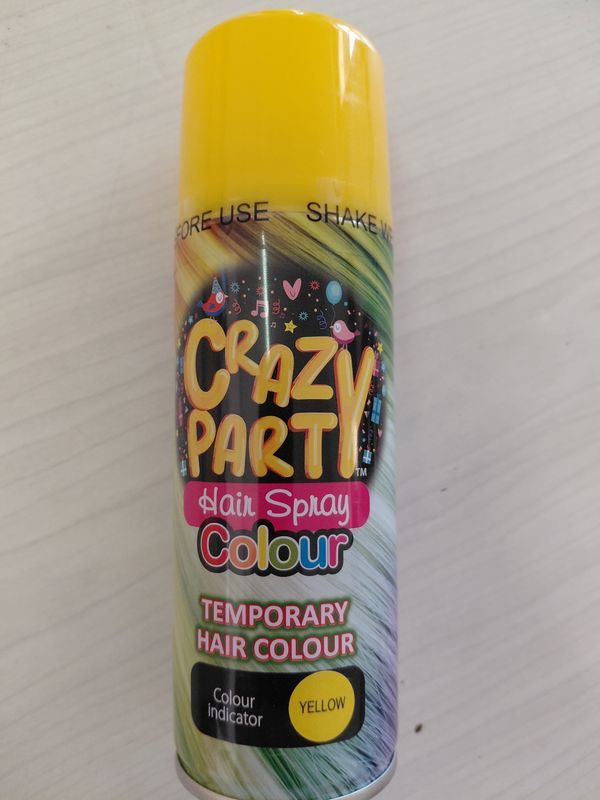 Hair Spray Temporary Hair Colour Yellow