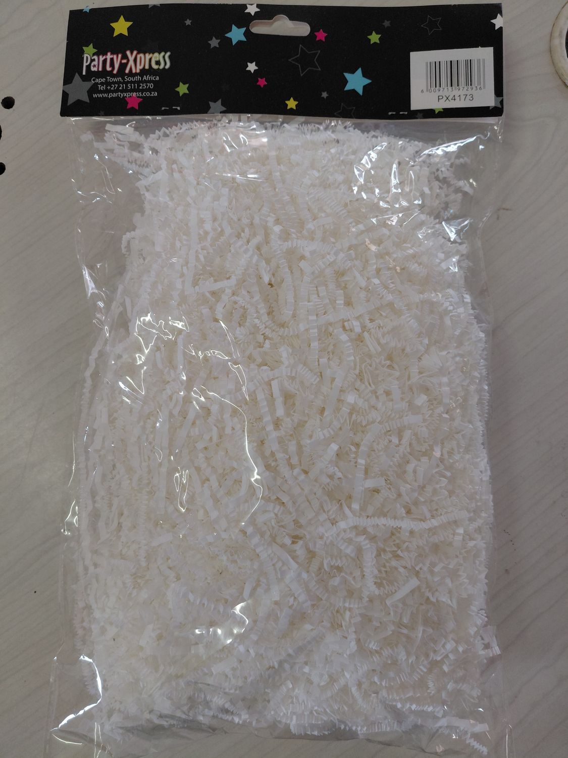 Shredded Paper 100g White