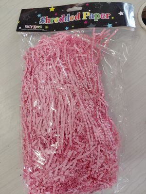 Shredded Paper 100g Light Pink