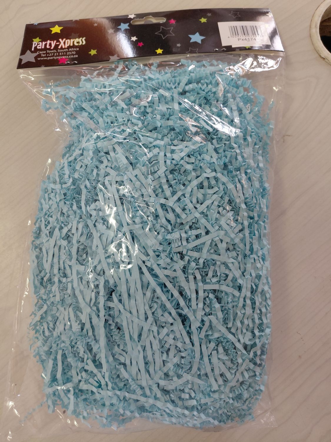 Shredded Paper 100g Light Blue