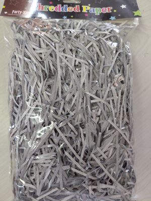 Shredded Paper 100g Glitter Silver