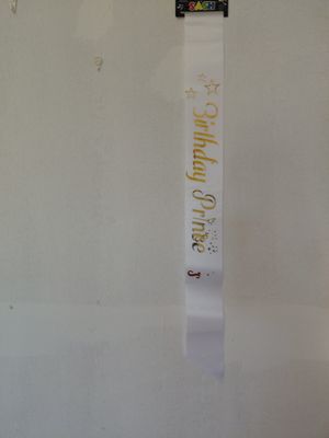 Sash Birthday Prince