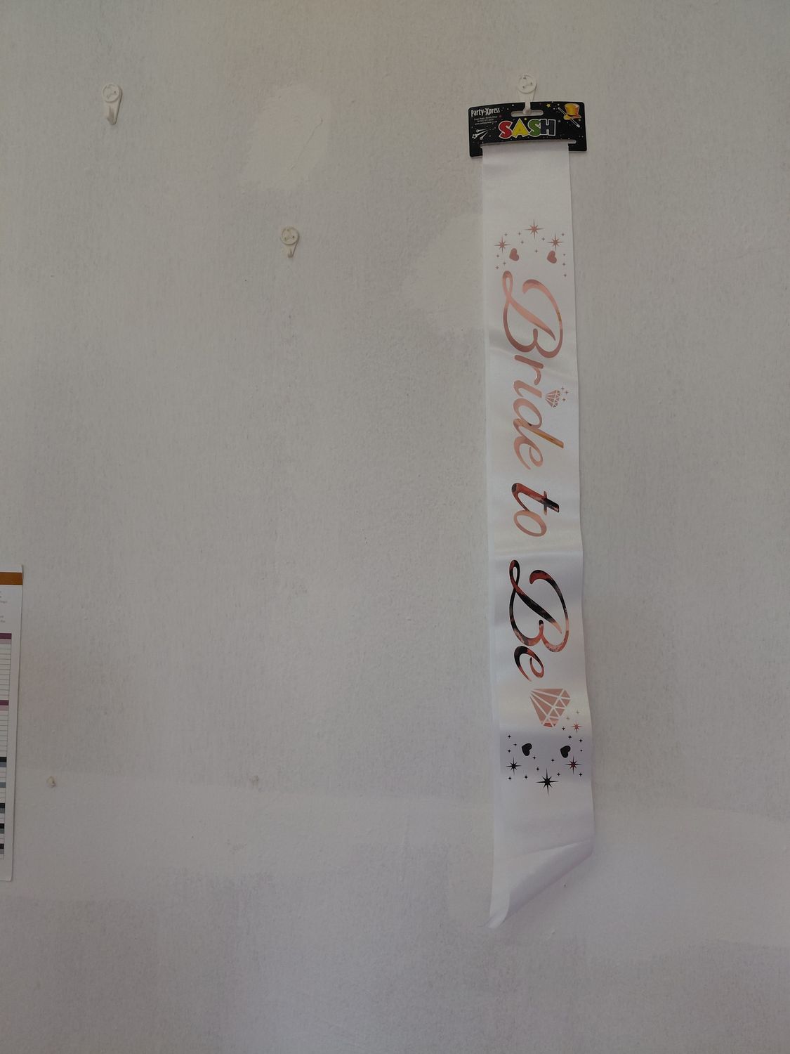 Sash Bride To Be Rose Gold