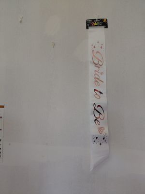 Sash Bride To Be Rose Gold