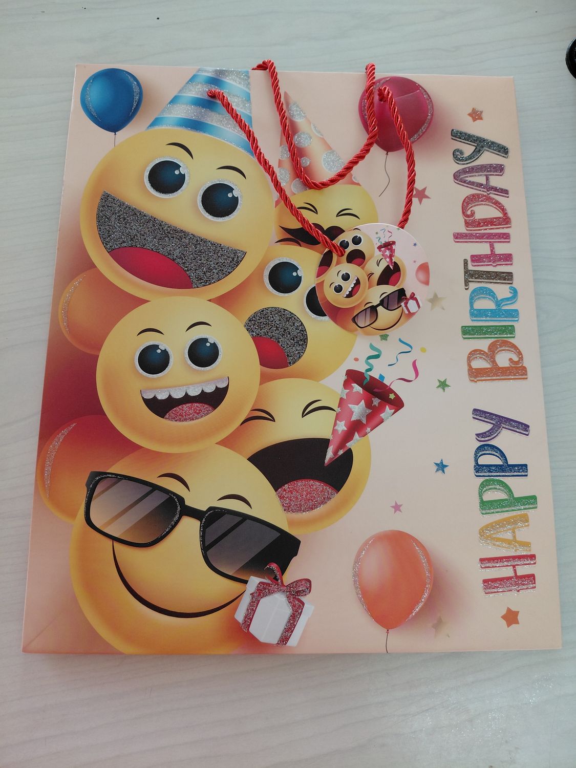 Gift - Bag Paper Large Emoji 