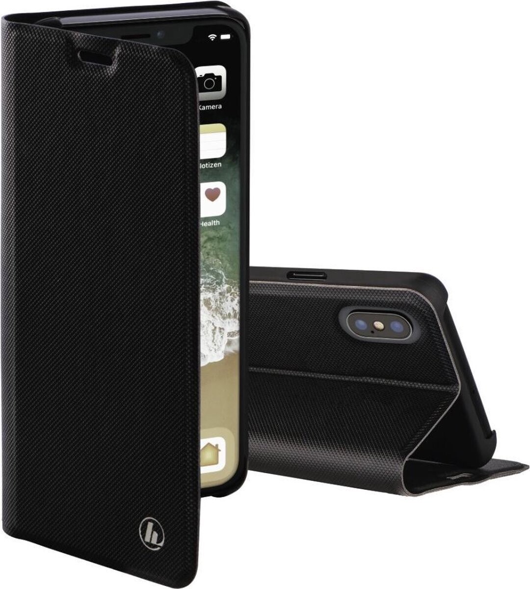 Hama Booklet Slim Pro Voor Apple IPhone Xs Zwart