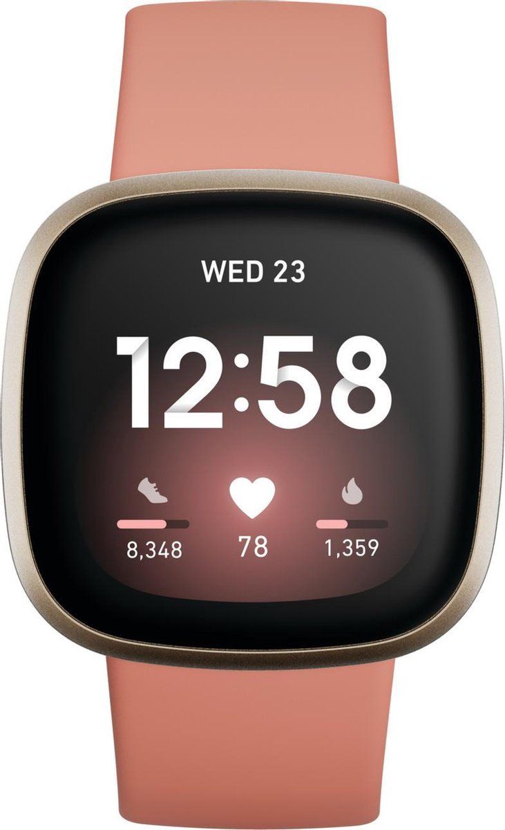 Fitbit Versa 3, roze