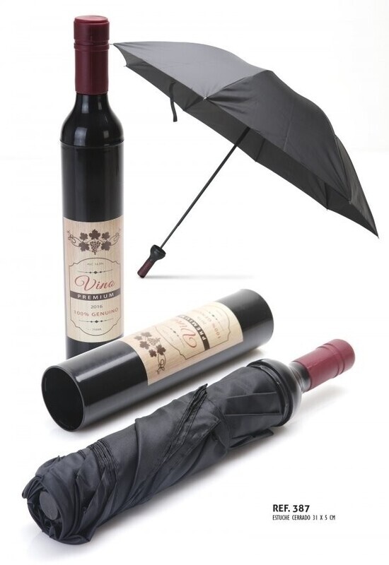 Botella paraguas