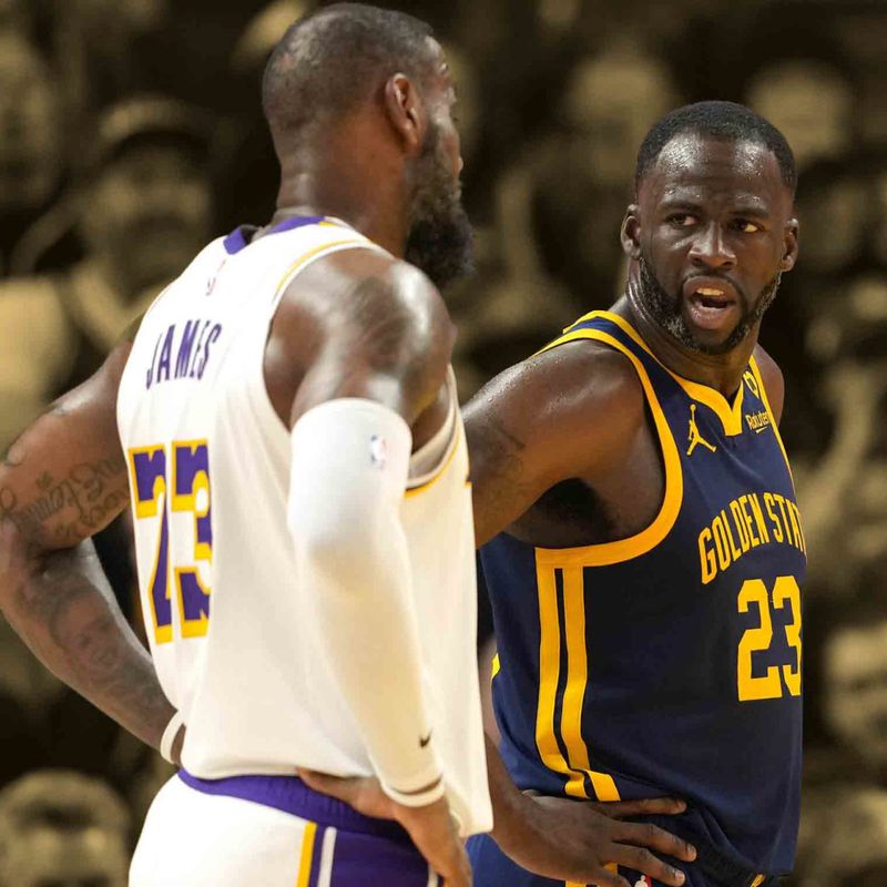 LeBron James Sideline Snap in Spotlight as Draymond Green Roasts “Old Ass” King on Opening Night