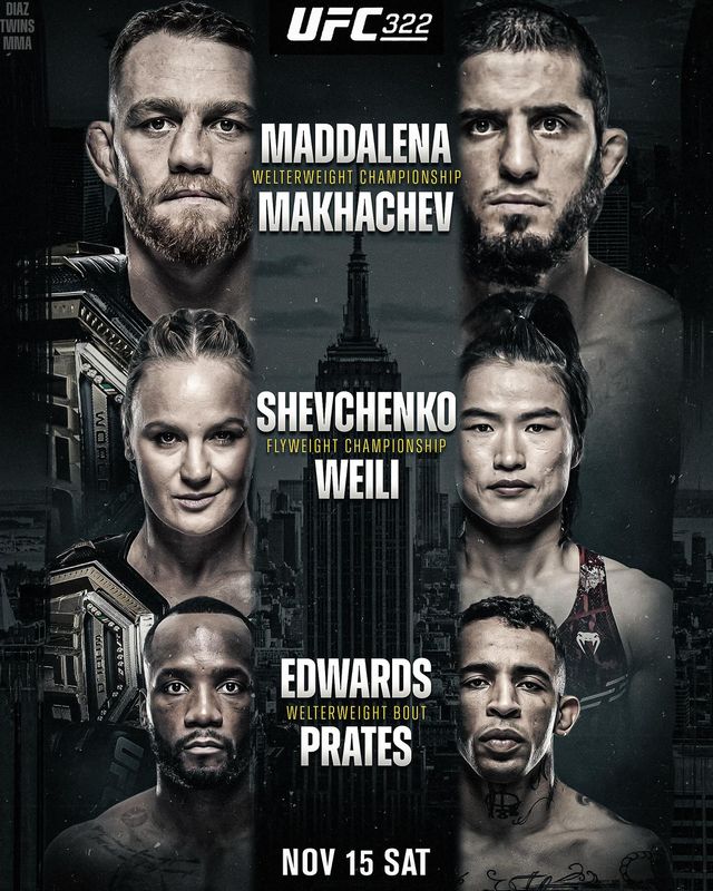 UFC 322 Results: Islam Makhachev Dominates Jack Della-Maddalena, Plus Full Fight Card Highlights