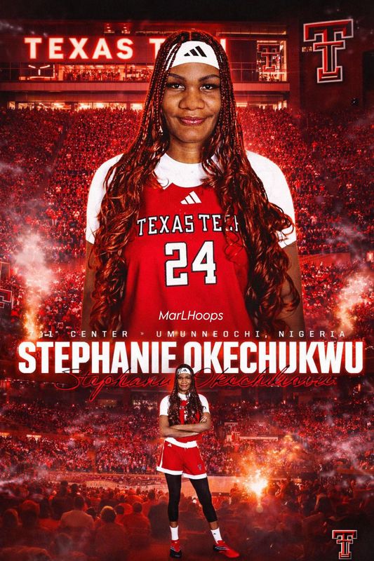 Texas Tech Signs Historic 7-Foot-1 Center Stephanie Okechukwu to Lady Raiders Women’s Basketball Roster