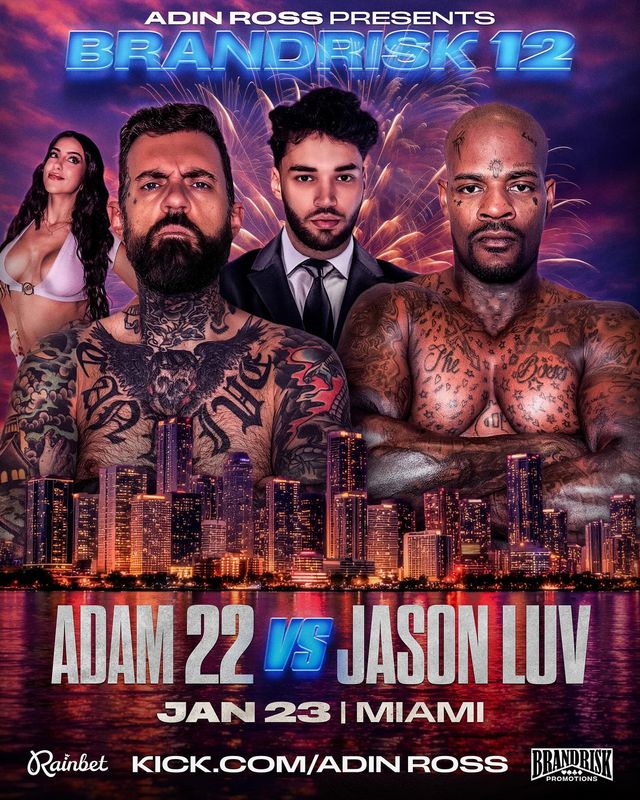 Adam22 vs Jason Luv Set for Boxing Showdown as Hype Builds Around Unconventional Fight