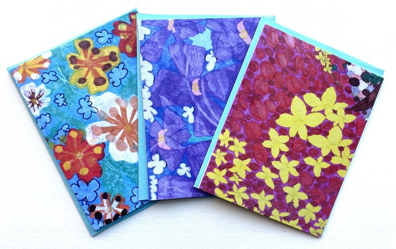 Flowers card pack