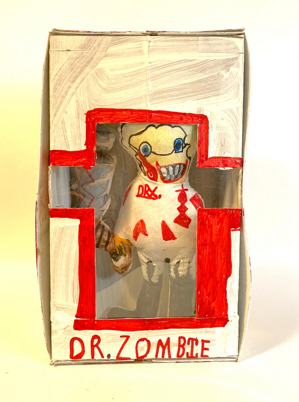Dr Zombie sculpture by David Schmuckler