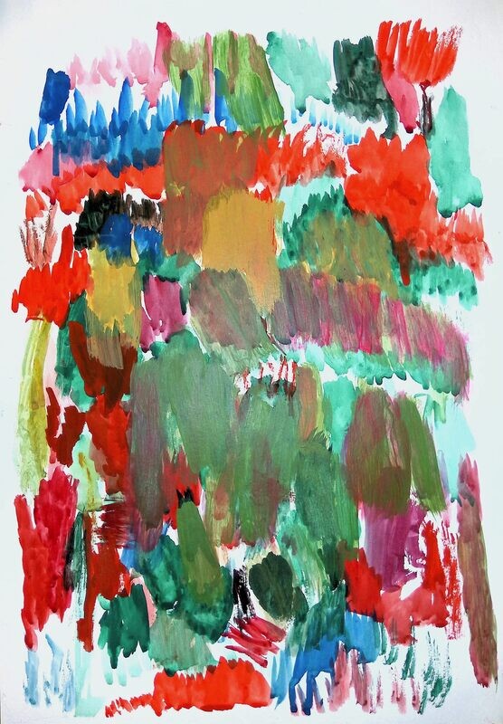Untitled (Red and green) by Cory Jenkins
