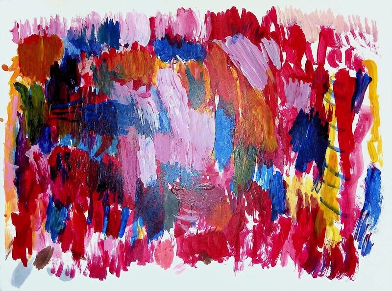 Untitled (Red and pink) by Cory Jenkins