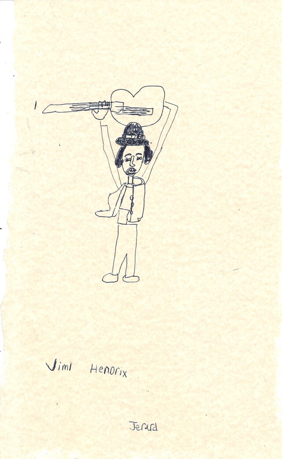 Jimi Henorix by Jerard Harris