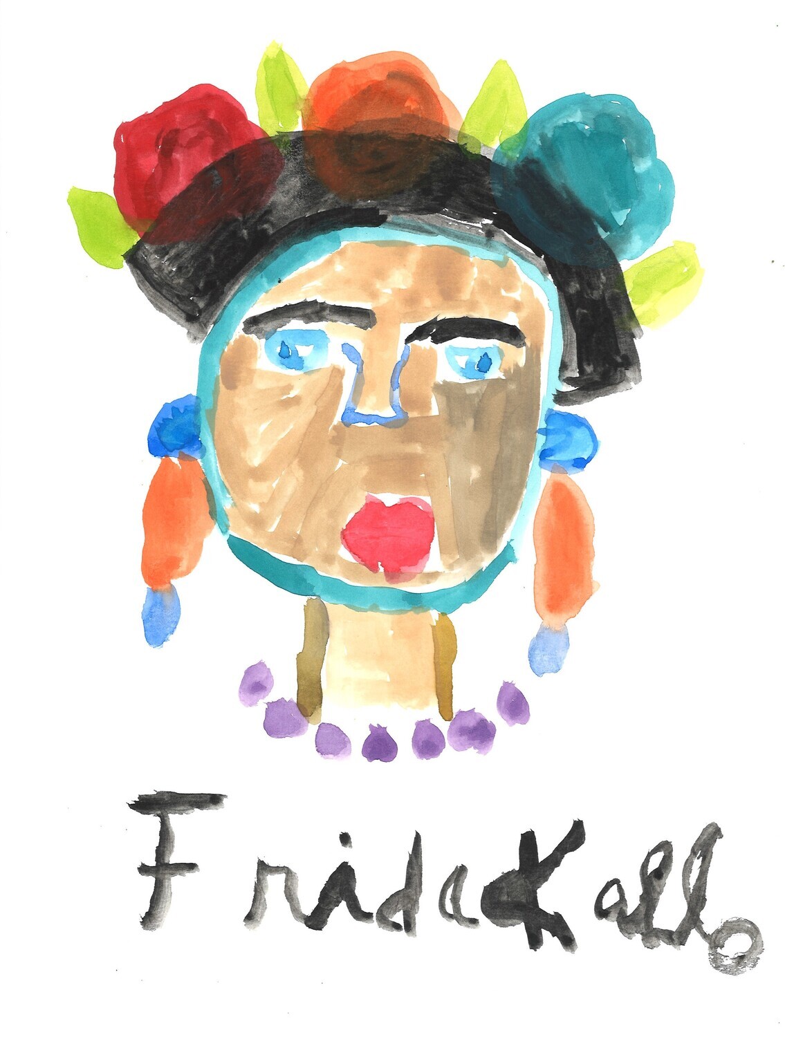 Frida Kahlo by Lucia Castrogiovanni