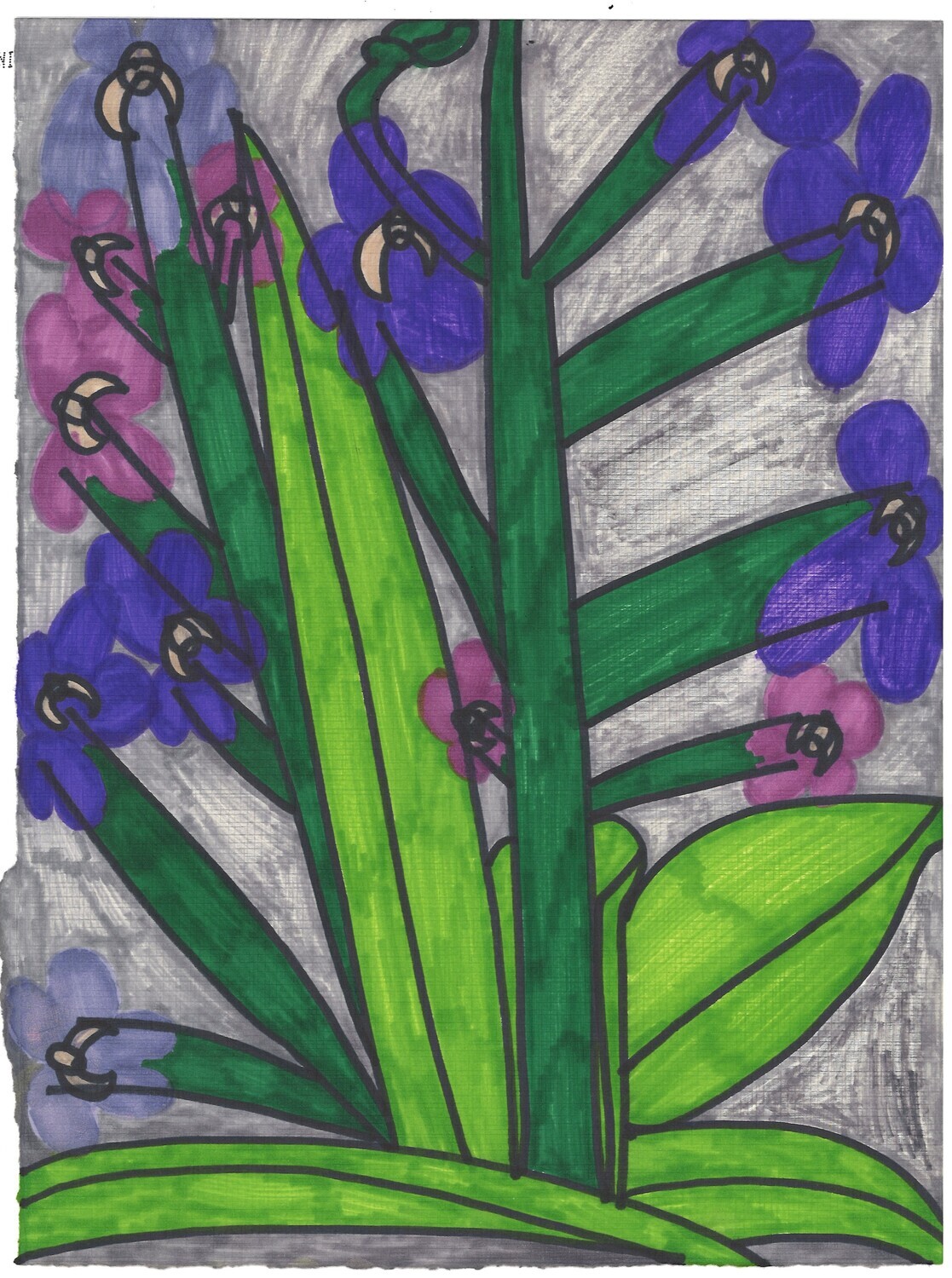 Purple Orchid by Natasha Plaza