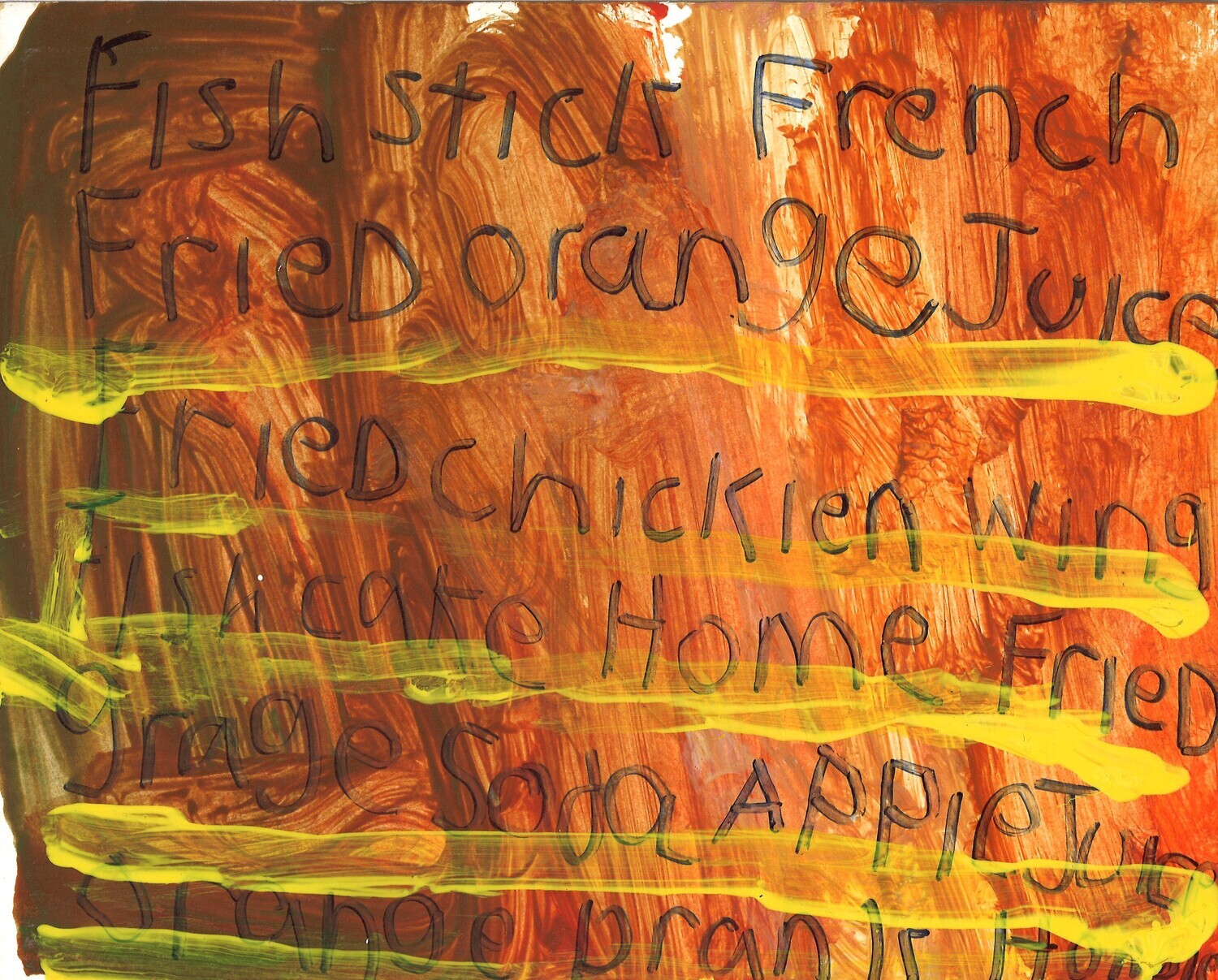 Fish Stick French Fried Orange Juice by Norman Dixon