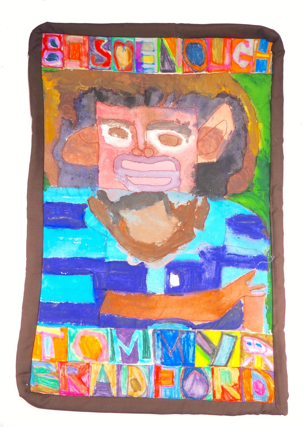 Eight is Enough Tommy Quilted Painting by Mary T. Bevlock