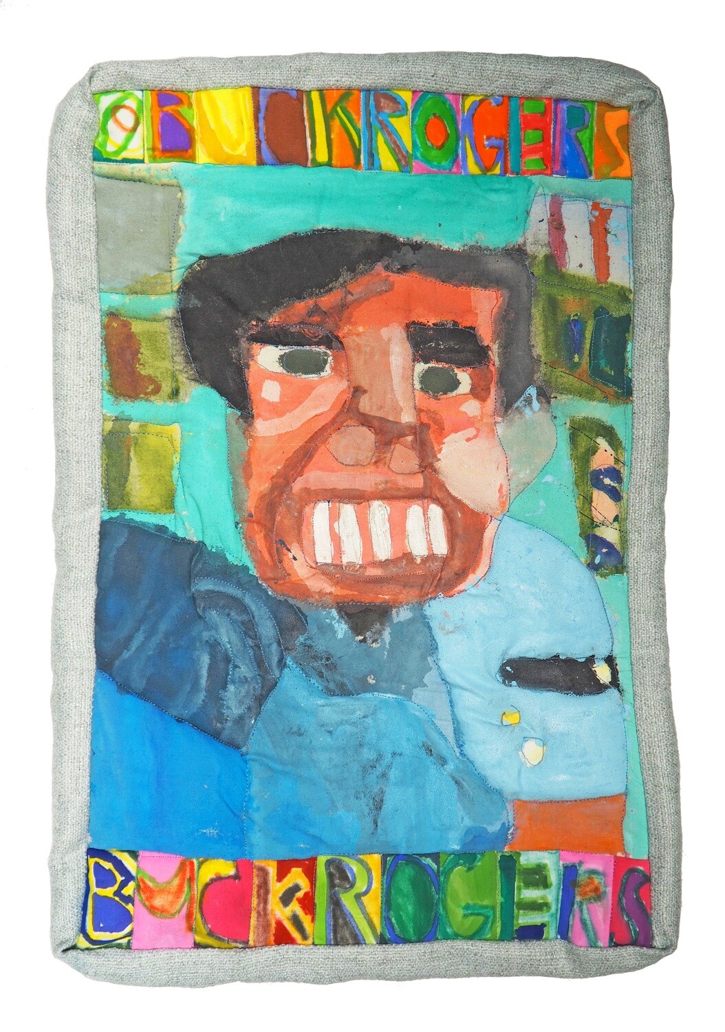Buck Rogers Quilted Painting by Mary T. Bevlock