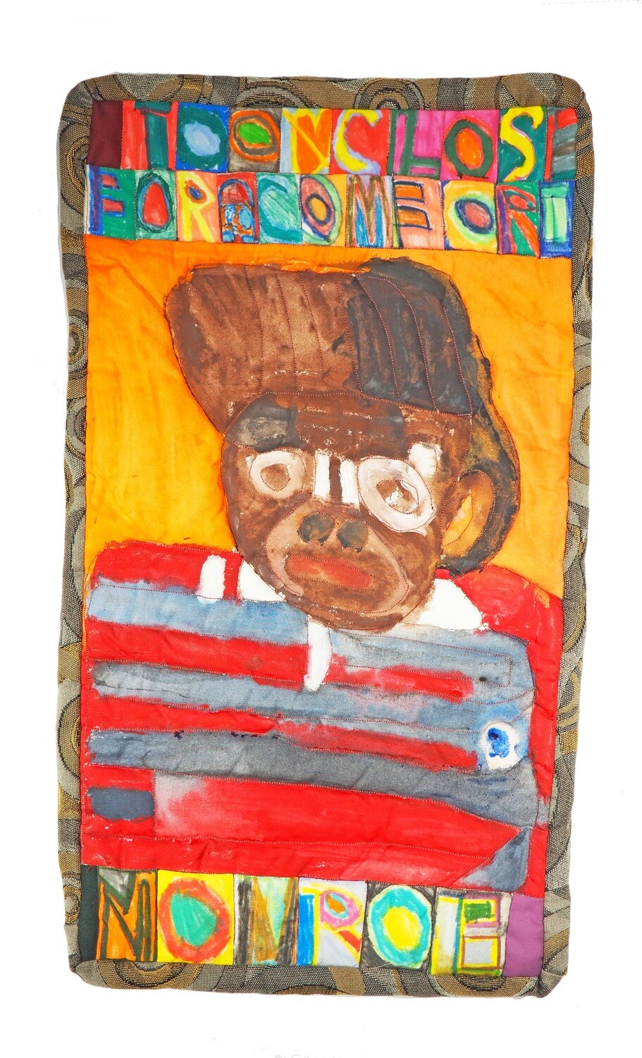 Too Close for Comfort Monroe Quilted Painting by Mary T. Bevlock