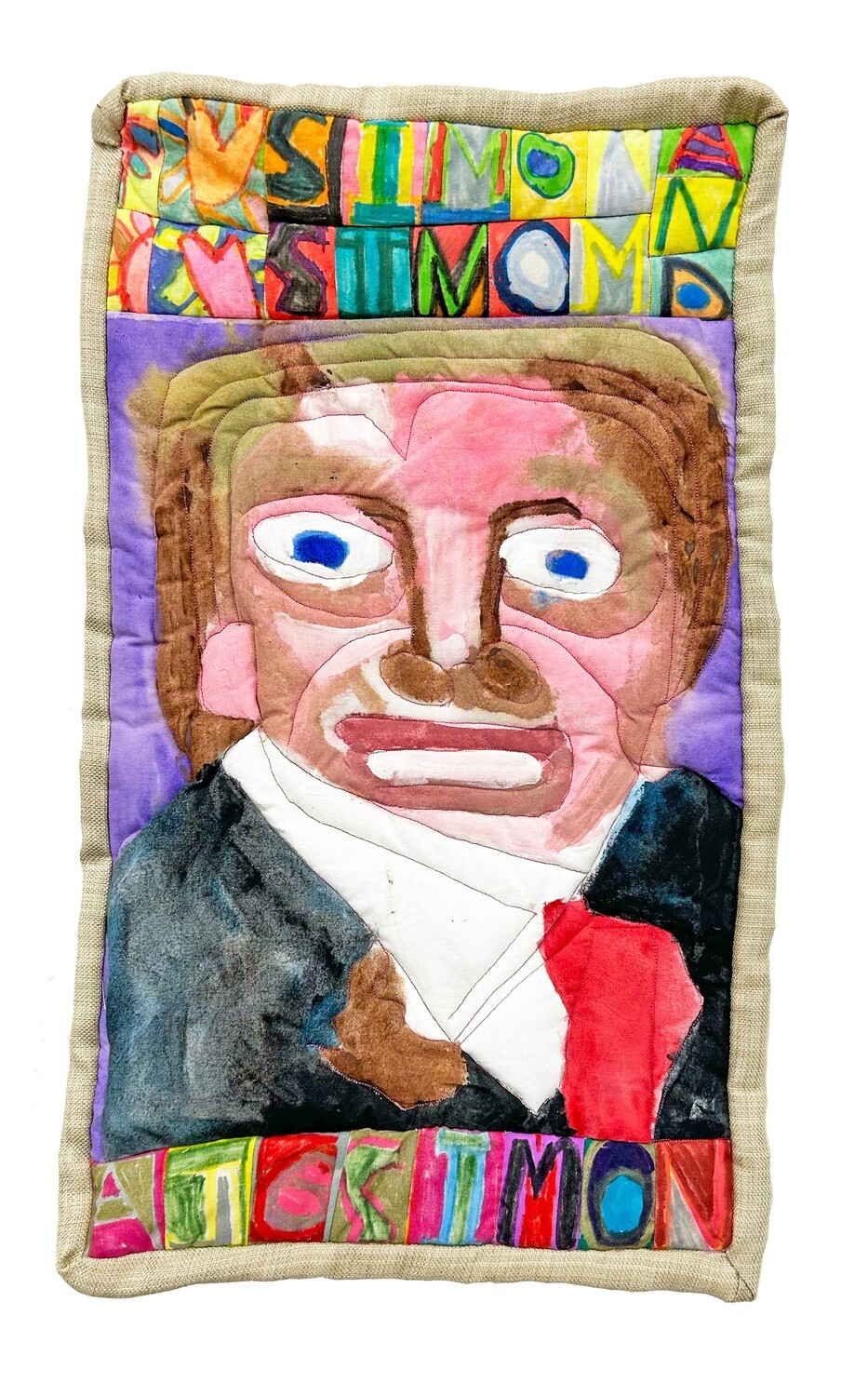 Simon and Simon AJ Simon Quilted Painting by Mary T. Bevlock