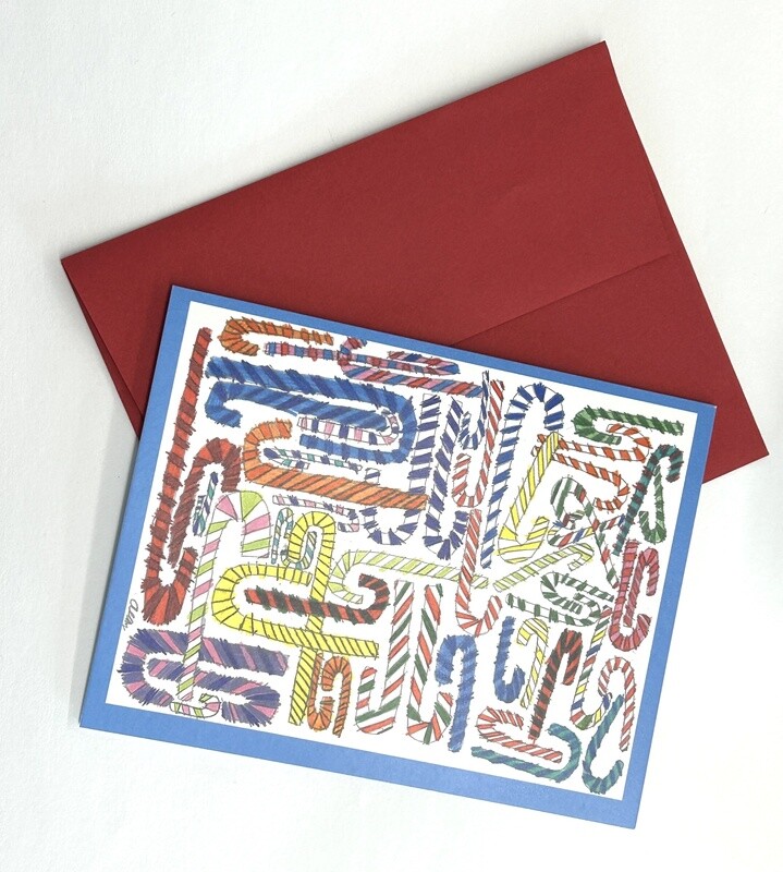 Candy Canes card