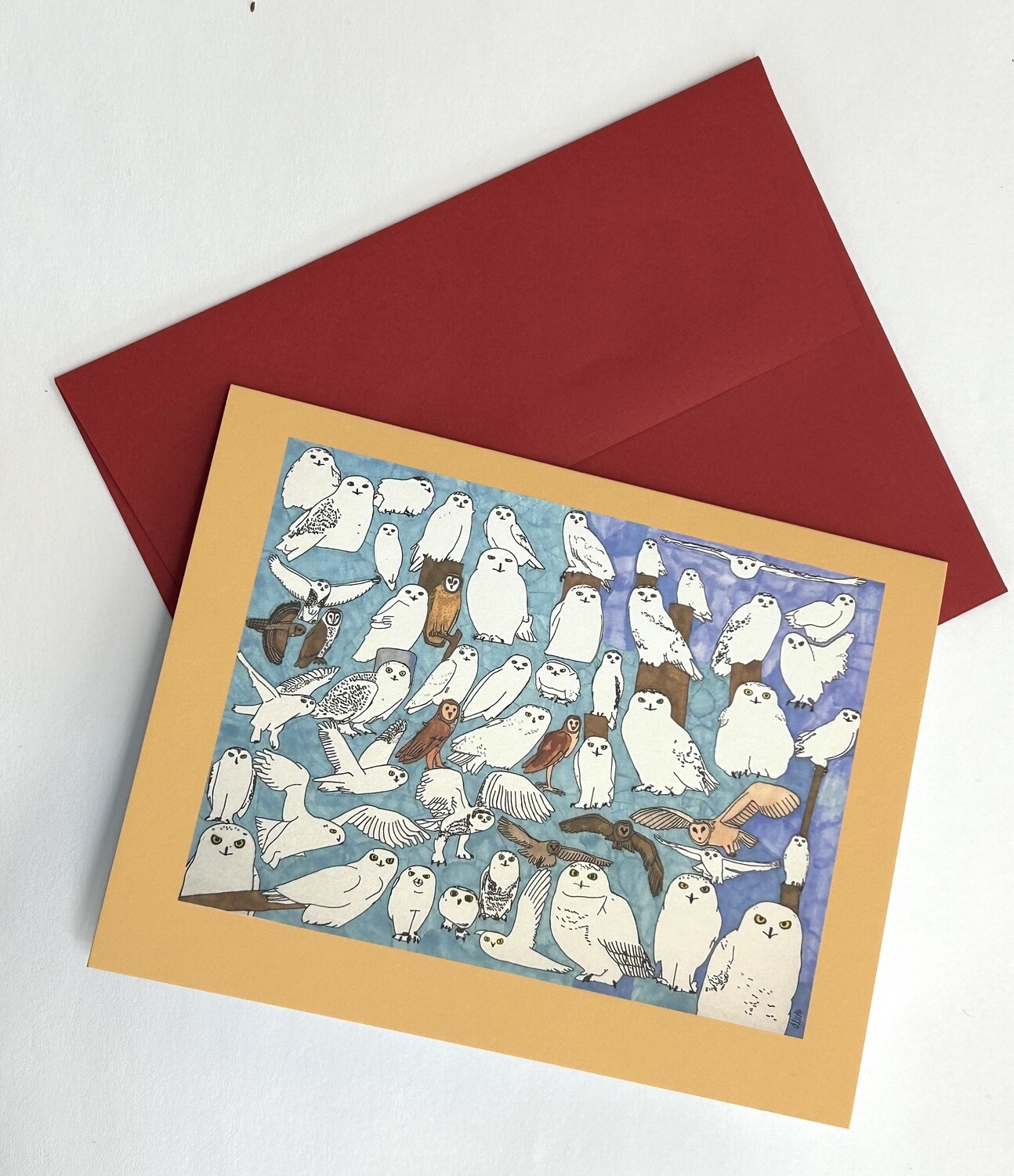 Snowy Owls card