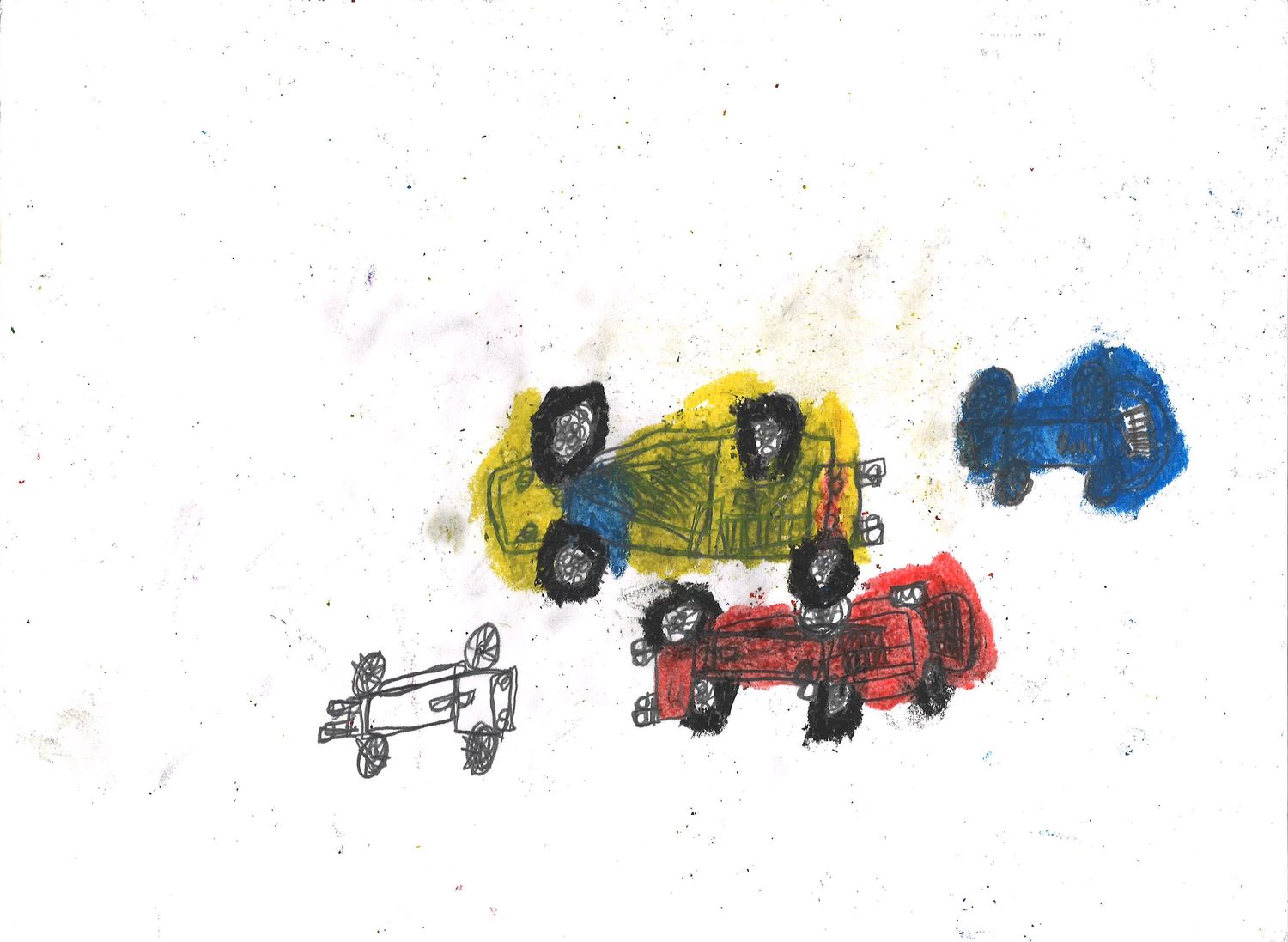 Four cars by Julian Roach