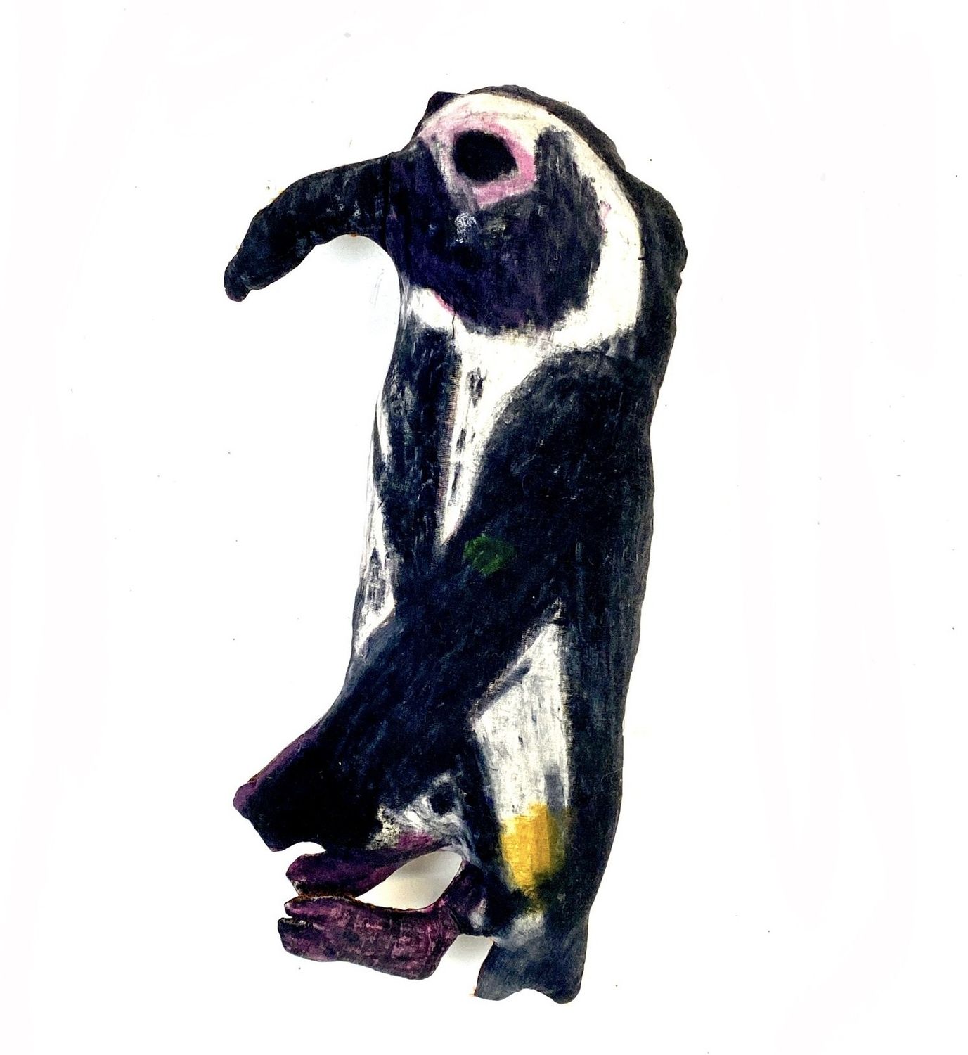 Penguin soft sculpture by Clyde Henry