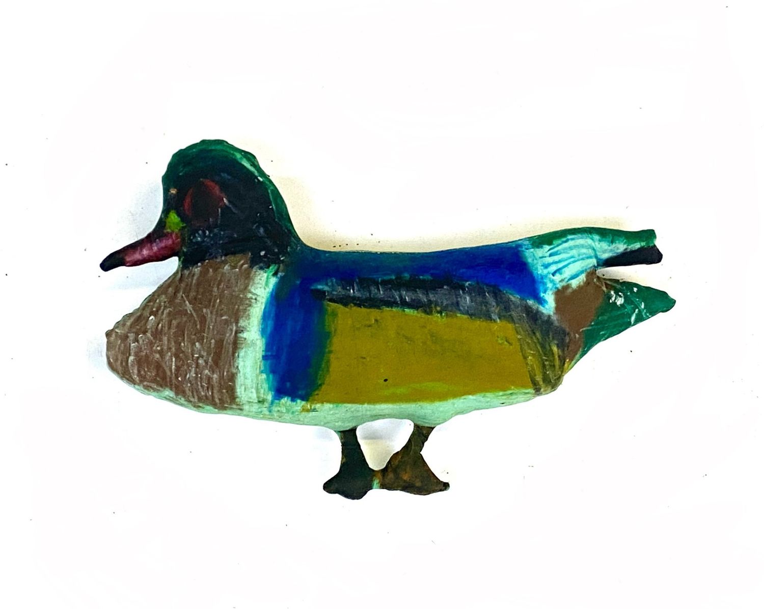 Mallard soft sculpture by Clyde Henry